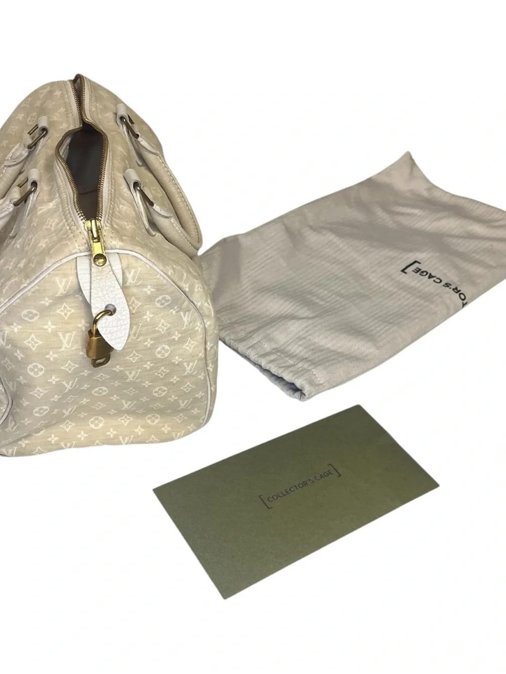 Louis Vuitton 'Lin Linen Monogram Speedy 30' Handbag